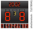 Clipart Nfl Football Scoreboard Blank Football Scoreboard Football