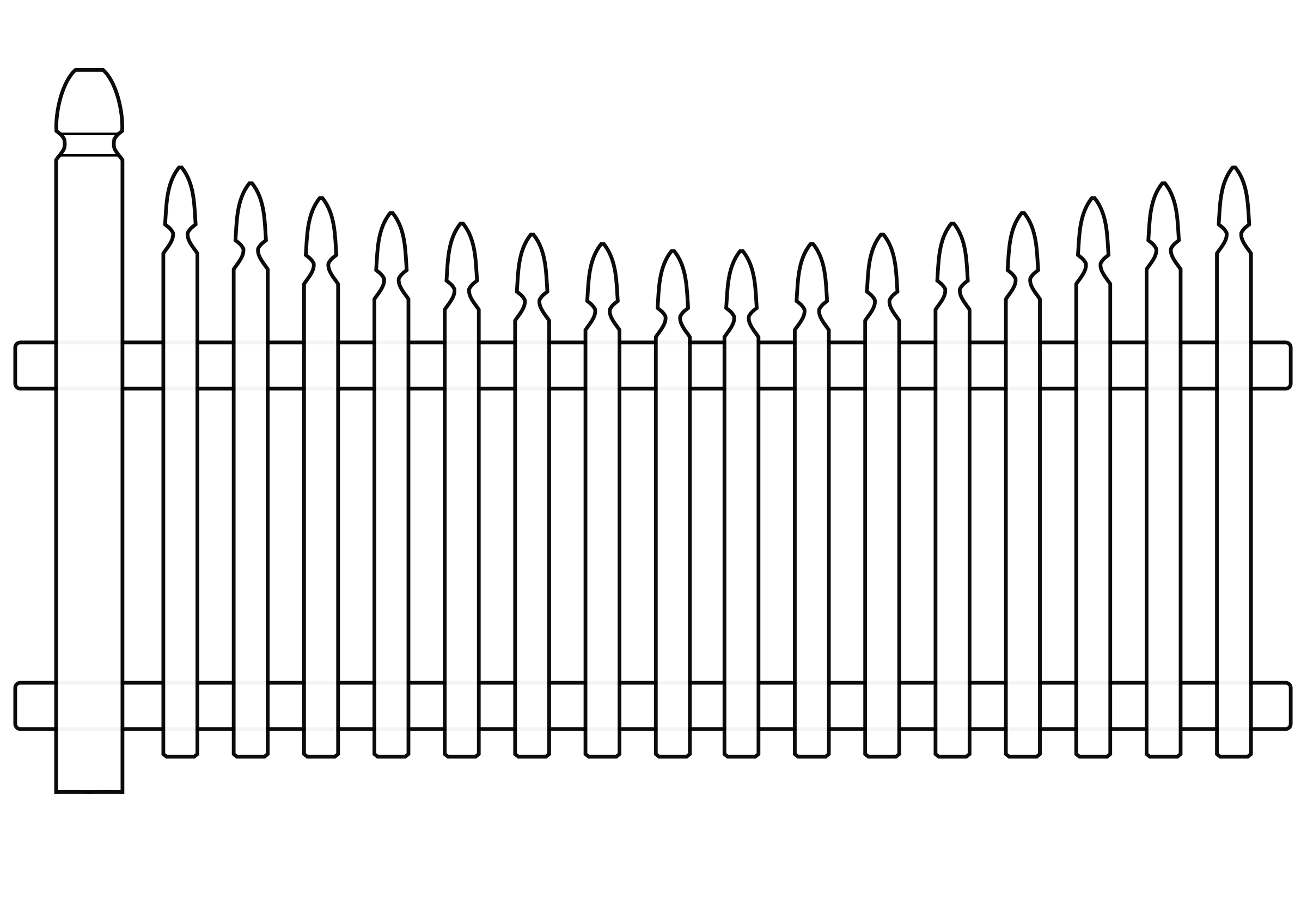 White Picket Fence By Ghosthand