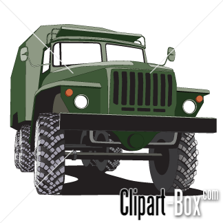 Related Army Truck Cliparts