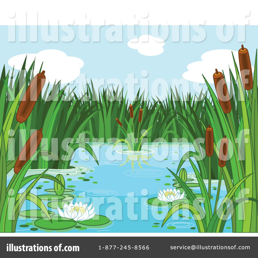 Royalty Free  Rf  Pond Clipart Illustration By Pushkin   Stock Sample