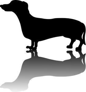 Weiner Dog Clipart Image   Little Weiner Dog Or Dachshund Dog In