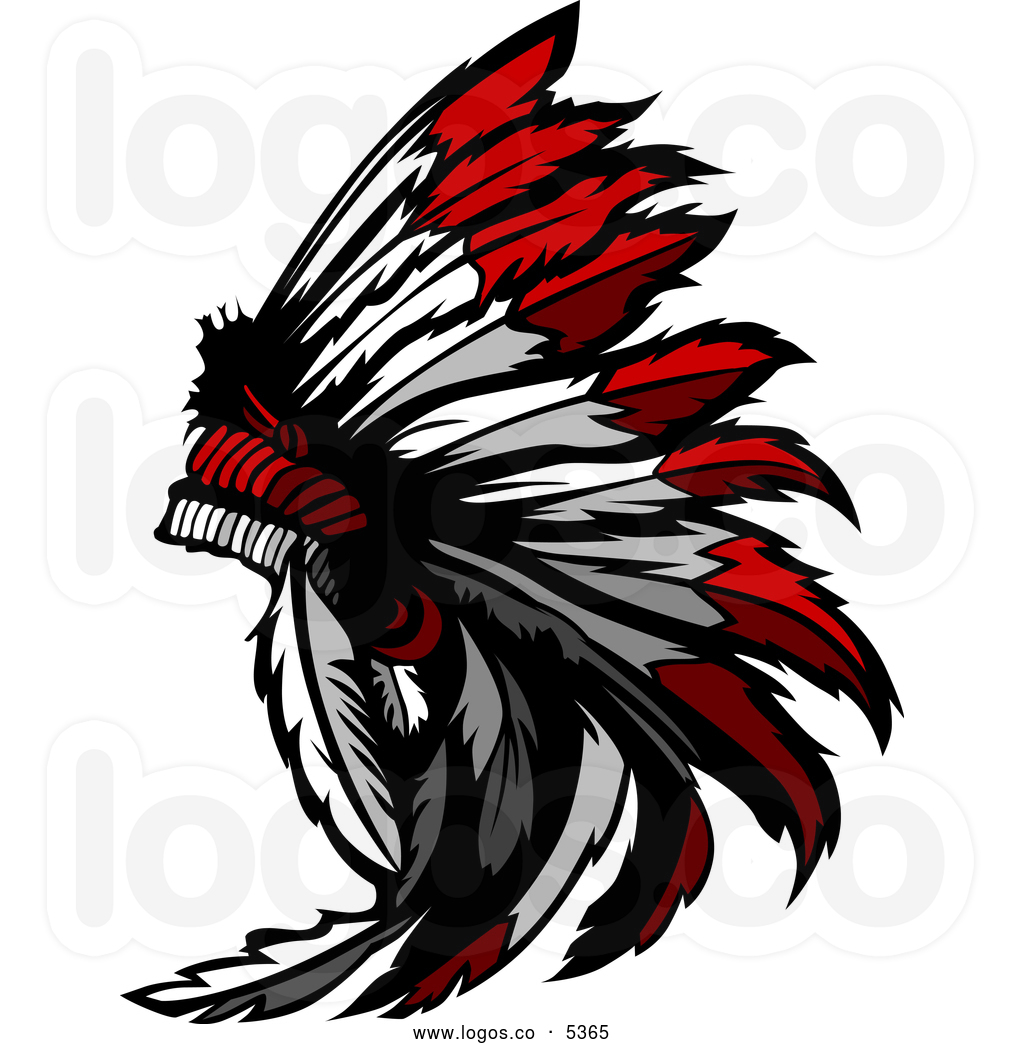 Chief Clipart Royalty Free Vector Of A Logo Of A Native American Chief