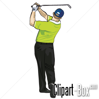Related Golf Player Swing Cliparts