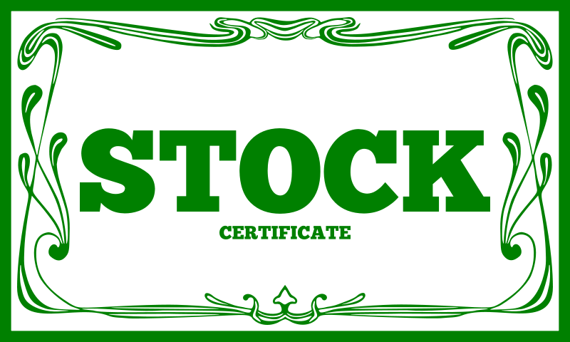 Free Stock Certificate Clip Art