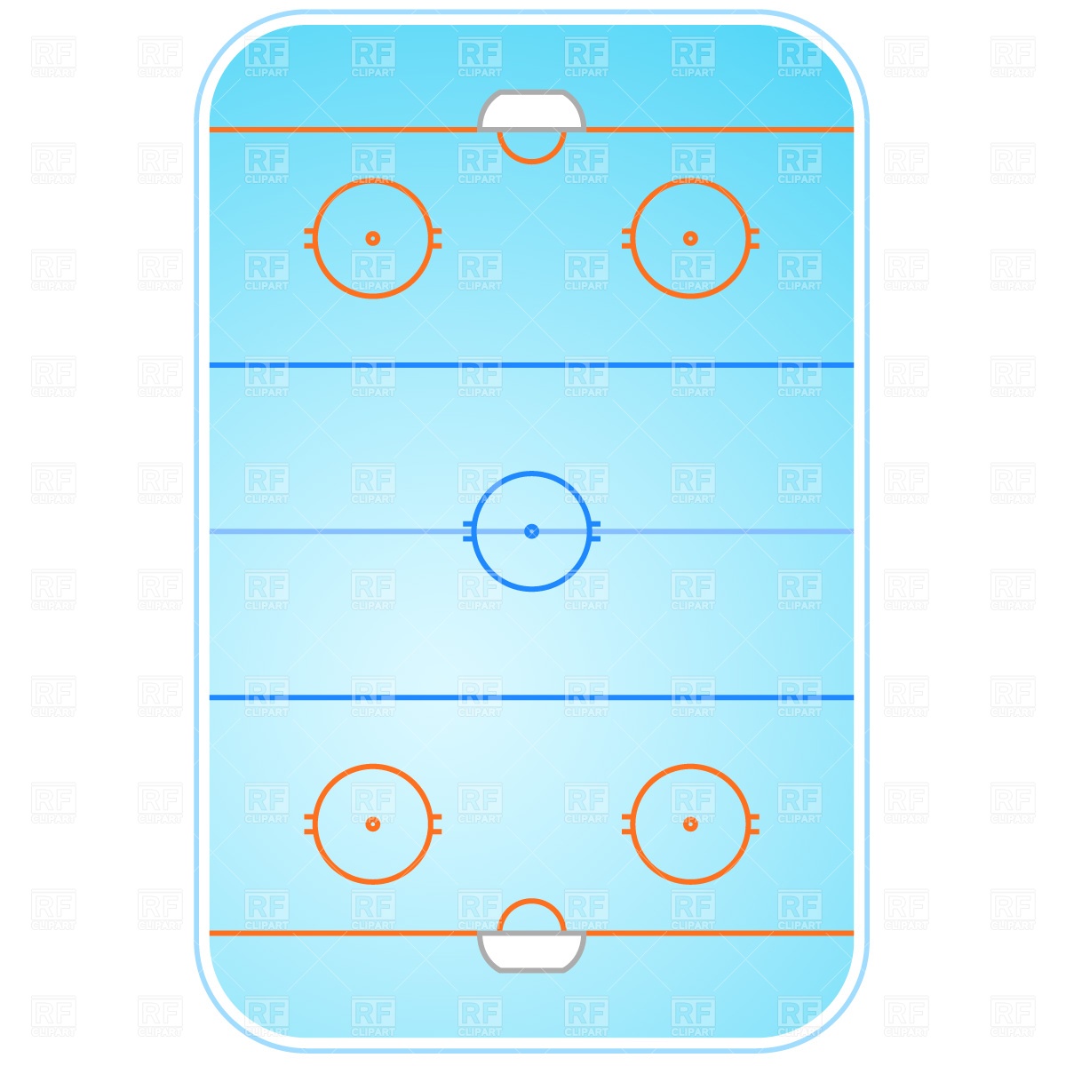 Ice Hockey Rink Layout 809 Sport And Leisure Download Royalty Free