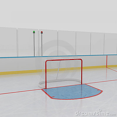 Ice Hockey Rink Stock Photo   Image  22336550