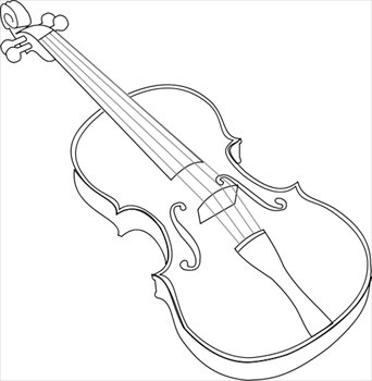 Free Violin Outline Clipart   Free Clipart Graphics Images And Photos