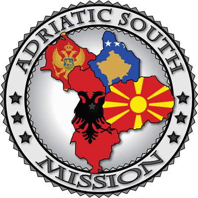 Adriatic South Lds Mission Flag Cutout Map Copy