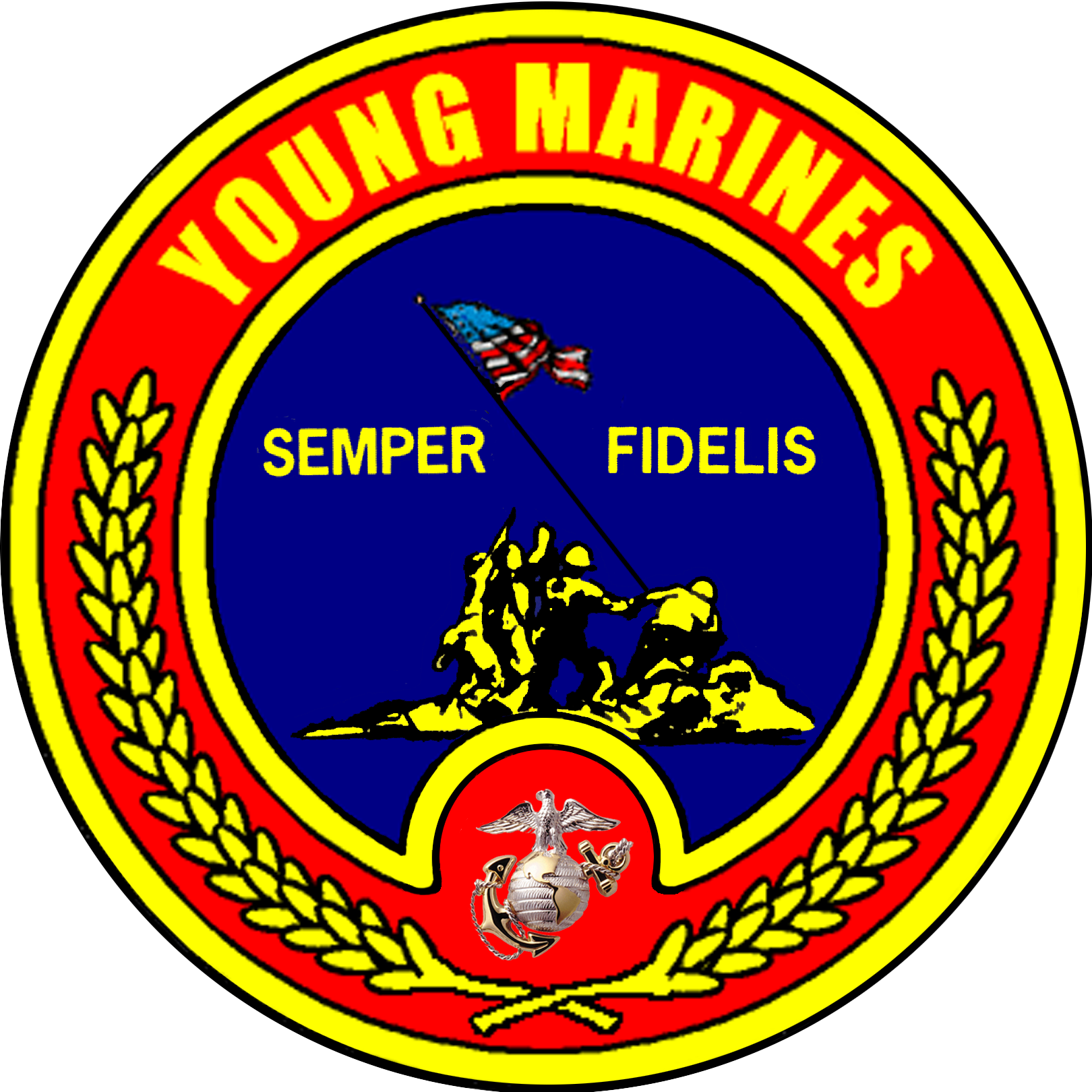 Description Usmc   Young Marines Logo Png