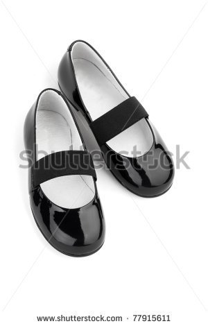 Girls Shoes Clipart Black And White Black Shine Leather Girl Shoes