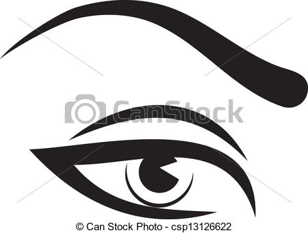 Eyebrow Clipart Can Stock Photo Csp13126622 Jpg