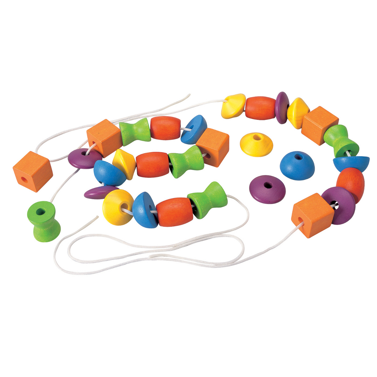 Lacing Beads Wooden Educational Toy