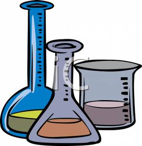 Science Lab Clipart Group Beakers For Science Lab Royalty Free Clipart