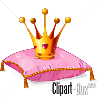 Clipart King Crown On Pillow   Royalty Free Vector Design
