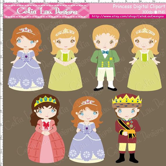 Royal Family Digital Clipart P012  By Celialaudesigns On Etsy  5 00