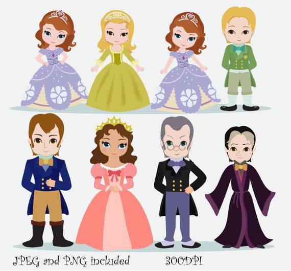 The Royal Family Digital Clipart For Personal And Commercial Use  Ins