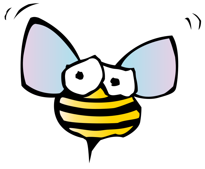 Bee   Free Stock Photo   Illustration Of A Cartoon Bee     14175