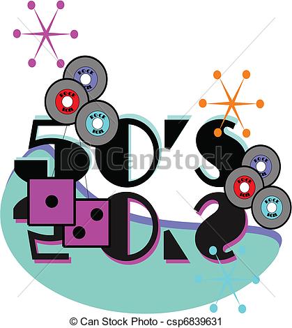 50s Era    Csp6839631   Search Clipart Illustration Drawings And