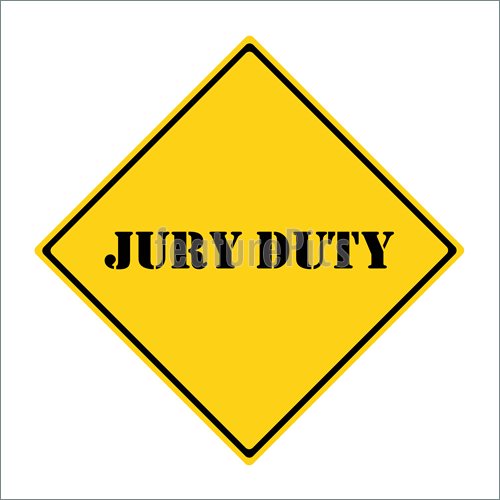Jury Duty Sign Illustration  Clip Art To Download At Featurepics Com