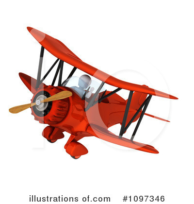Biplane Clipart  1097346 By Kj Pargeter   Royalty Free  Rf  Stock