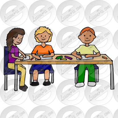 Group Picture For Classroom   Therapy Use   Great Small Group Clipart