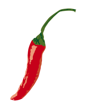Red Chili Pepper Clipart 02