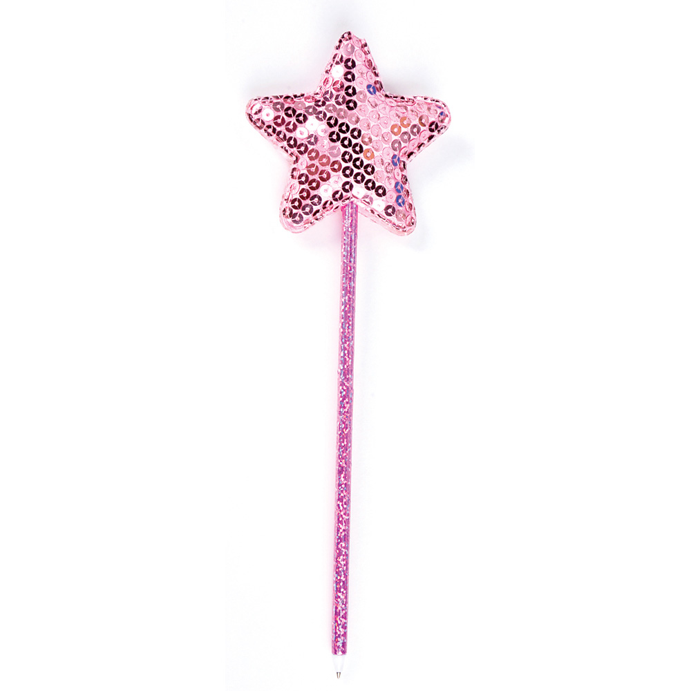 Pink Glitter Star Pink Sequin Star Glitter Pens