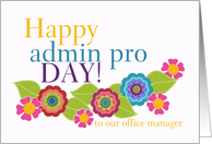 Happy Administrative Professionals Day Office Manager Happy