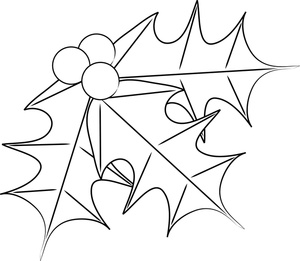 Holly Coloring Pages Clip Art Images Holly Coloring Pages Stock Photos