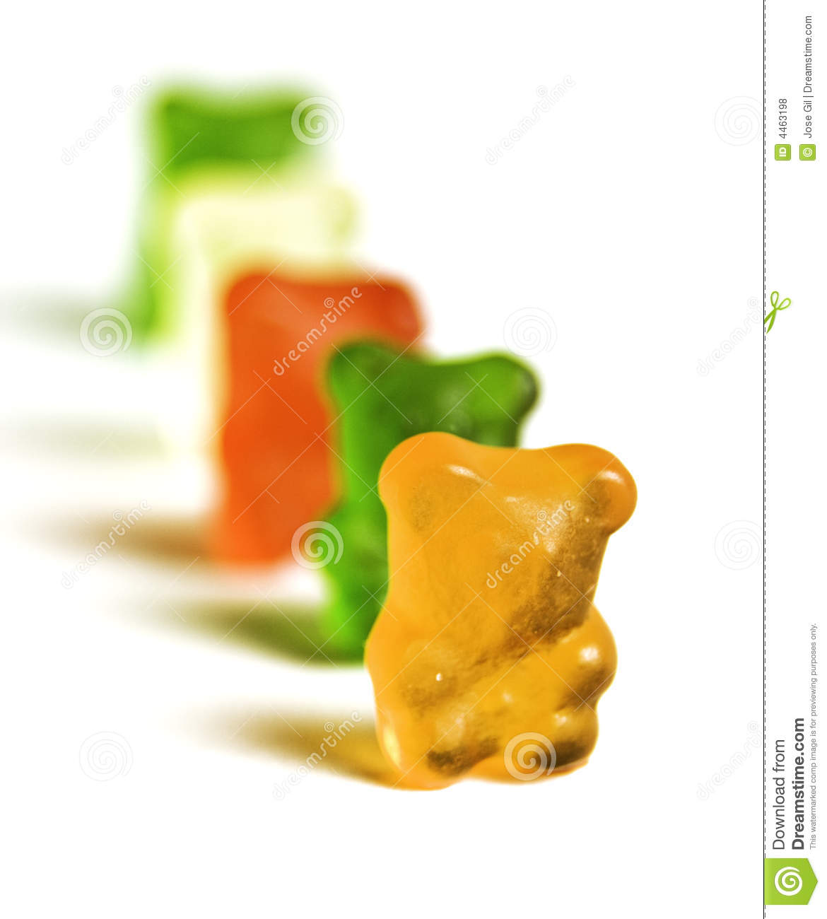 Gummy Bear Row 3 Editorial Stock Photo   Image  4463198