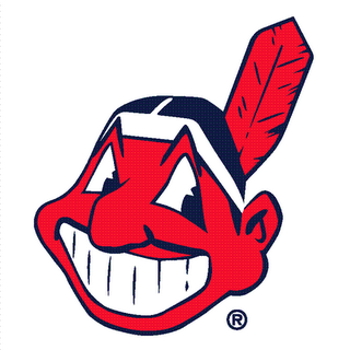 Look How Happy He Is  This Was The Primary Logo Until The Indians