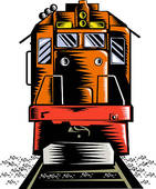 Freight Train Clip Art Eps Images  455 Freight Train Clipart Vector