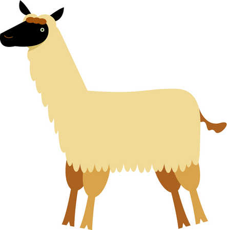 Stock Illustration   Drawing Of A Llama   Clipart Best   Clipart Best