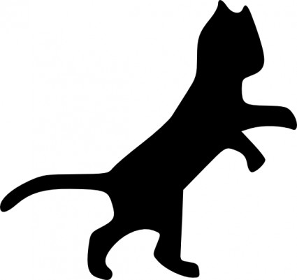 Dancing Cat Clip Art Free Vector In Open Office Drawing Svg    Svg