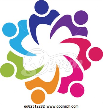 Art   Teamwork Union People Logo Vector  Clipart Drawing Gg62312282