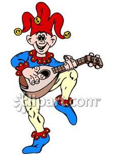 Court Jester   Royalty Free Clipart Picture