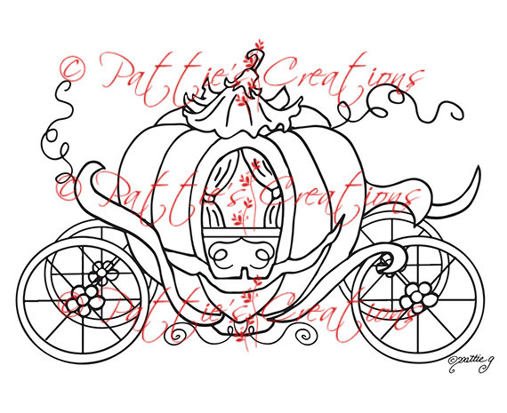 Cinderella Pumpkin Carriage Clipart Princess Pumpkin Coach