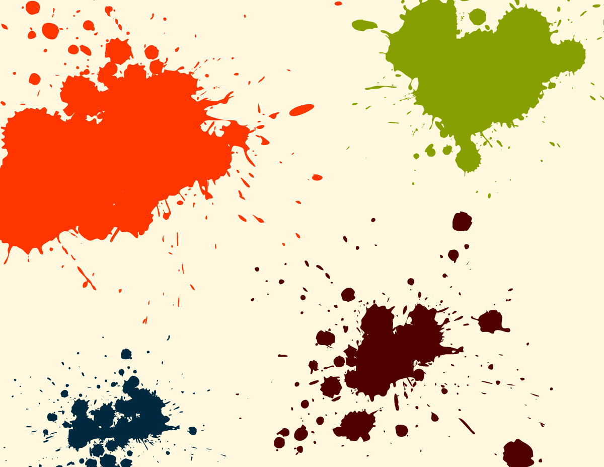 This Ink Splatter And Paint Drip Vector Pack Is Definitely Worth The