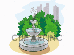 Water Fountain Fountains Tree Trees Park Parks Landscape28 Gif Clip