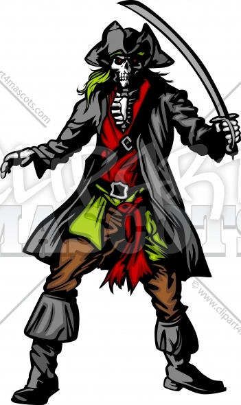 Assortment Of Mascot Clipart Similar To This Pirate Mascot Clipart
