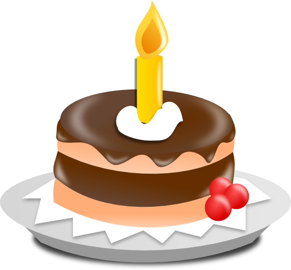 Free Birthday Cake Clip Art Animated  Cartoon Birthday Cake Without