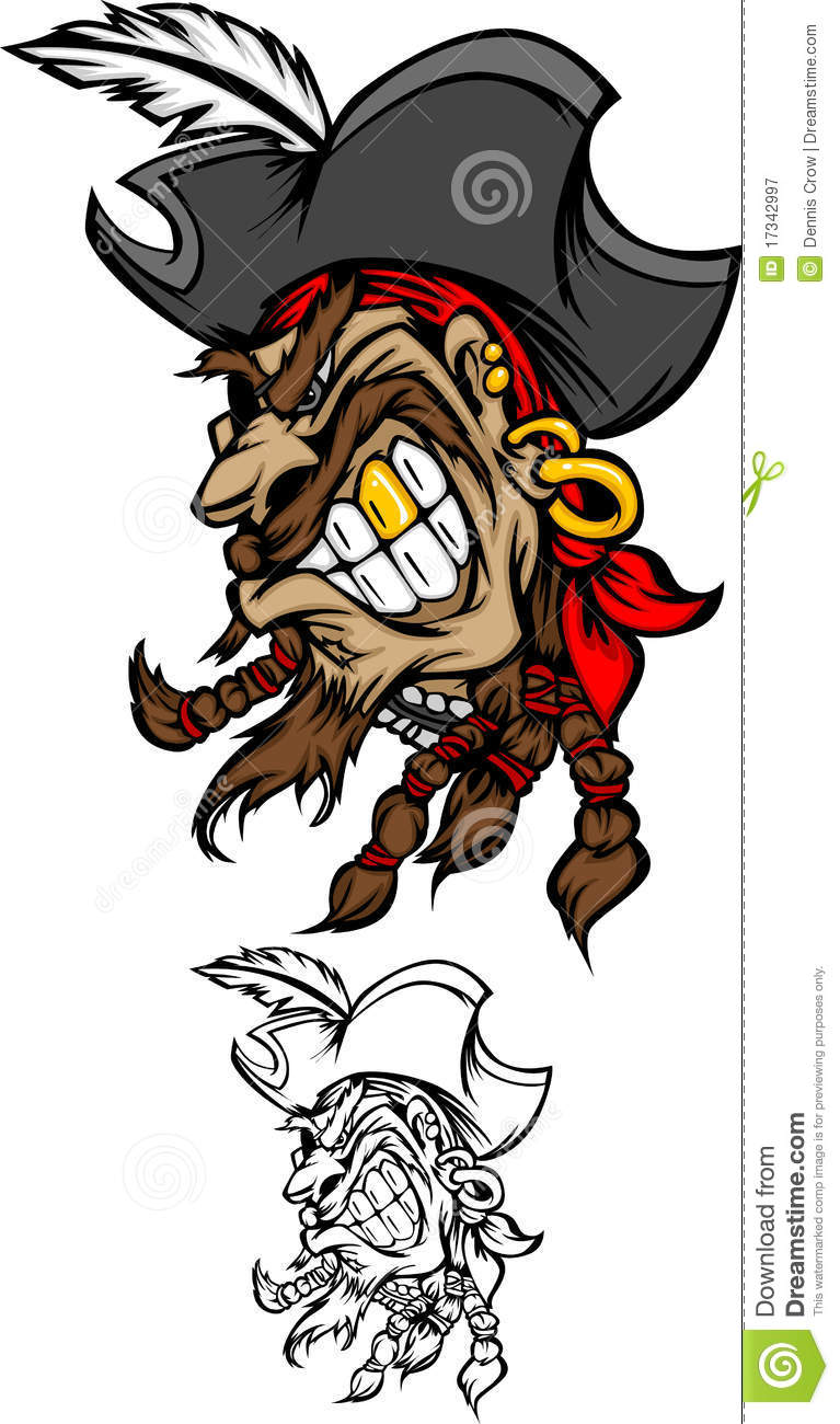 Pirate Mascot Logo Royalty Free Stock Photography   Image  17342997