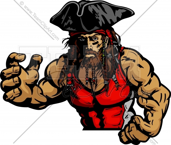 Pirate Wrestling Clipart Vector Image   Sports Clipart
