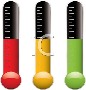 Temperature Clipart 0511 1105 3116 5715 Thermometers With Different