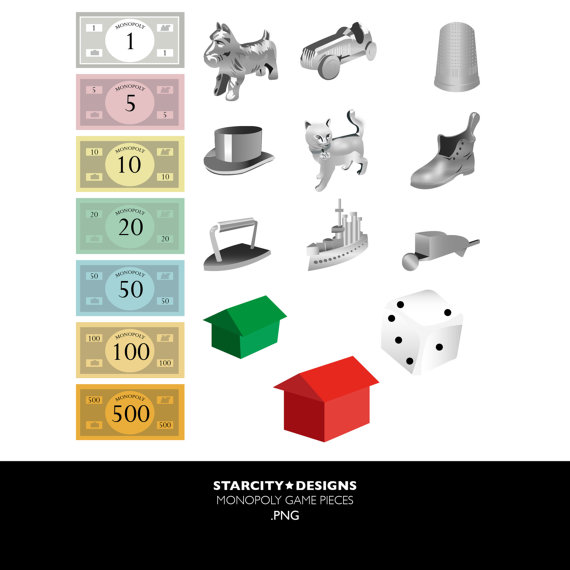 Monopoly Clip Art  Clipart Vector Art Graphics For Personal Use