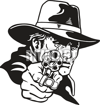 Western Pistol Clip Art Cowboy Pistol Clipart