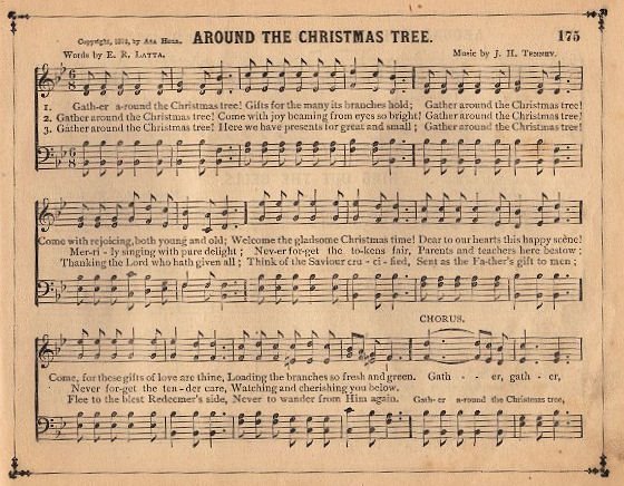 Another Piece Of Vintage Sheet Music  This One Has A Christmas