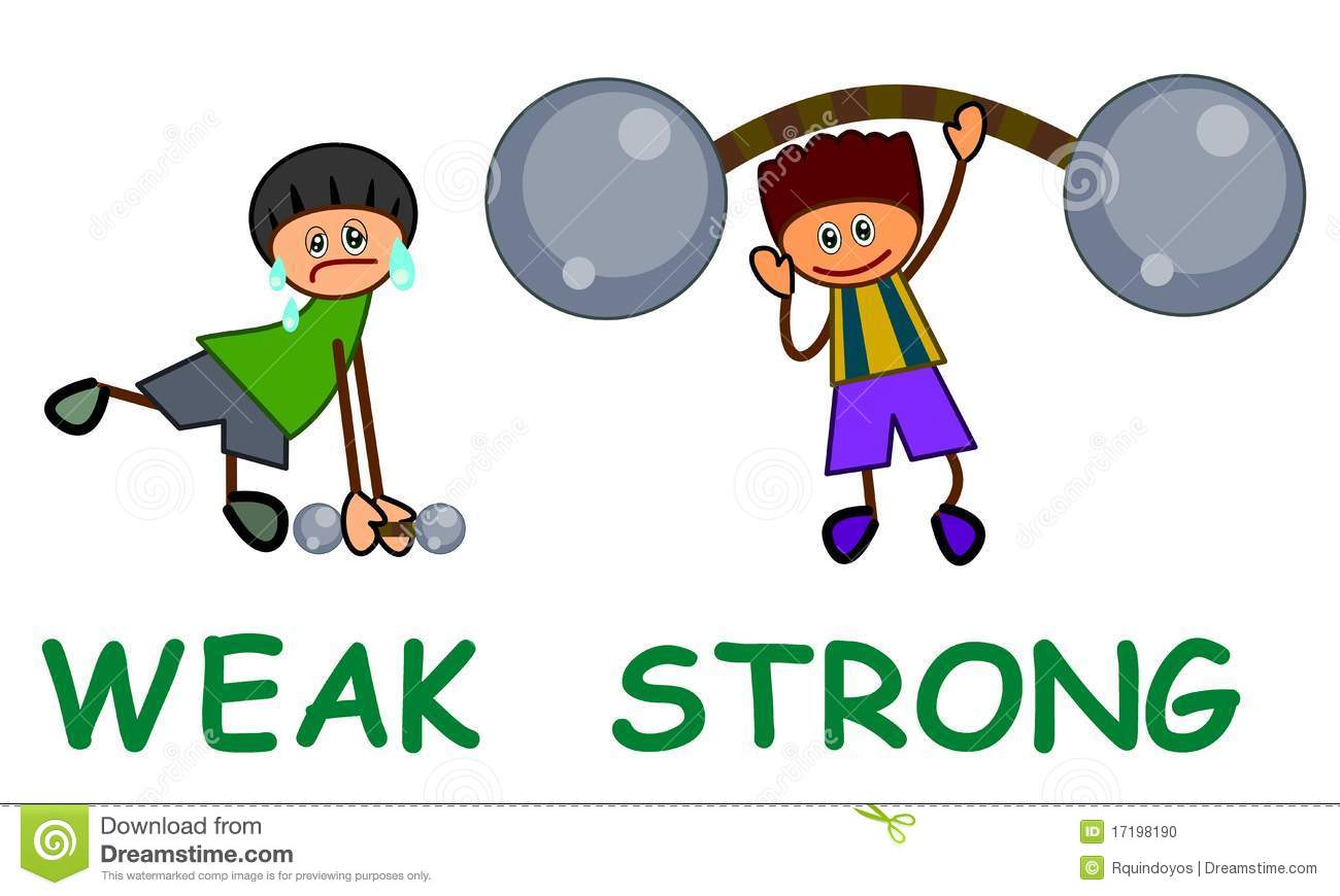 Strong And Weak Clipart Strong And Weak Clipart Strong