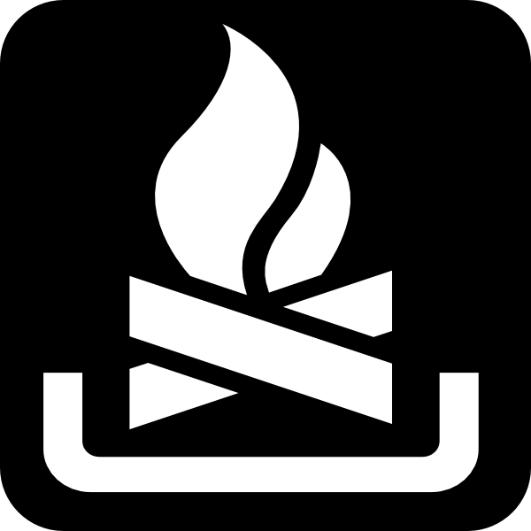 Black Campfire Clip Art At Clker Com   Vector Clip Art Online Royalty