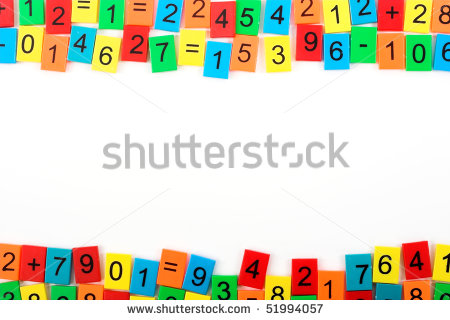 Math Borders And Frames Mathematical Frame With Color
